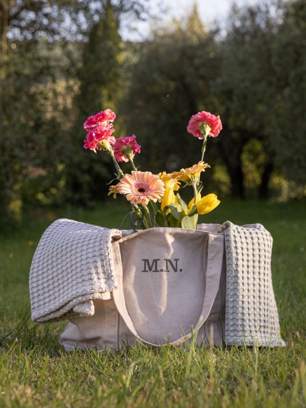 AMALFI borsa in cotone pesante